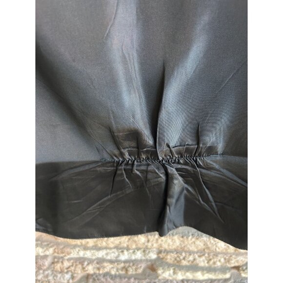 Men's Vintage Black and Gold Scroll Formal Vest Size Medium - Picture 5 of 9